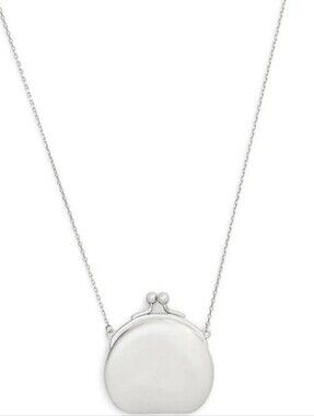 NWT COACH Runway Coin Purse Pendant Necklace